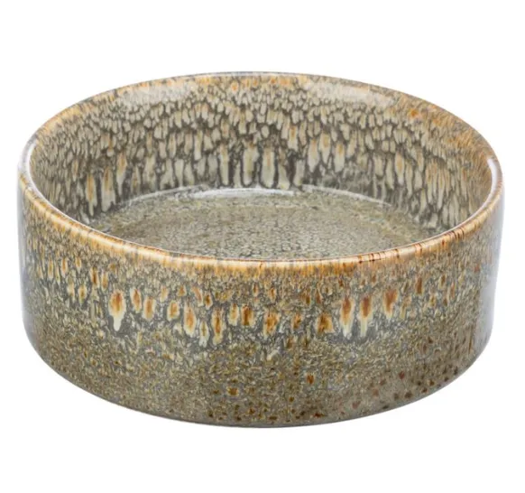 25110 Миска керамічна Ceramic bowl 0.4L / 13cm коричнева