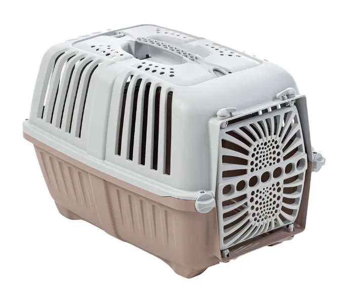 Переноска ECO Pratiko 1 plast до 12кг 48*31.5*33см колір в асорт.