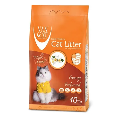Van Cat Orange Наповнювач туалетів бентонітовий, 10 кг