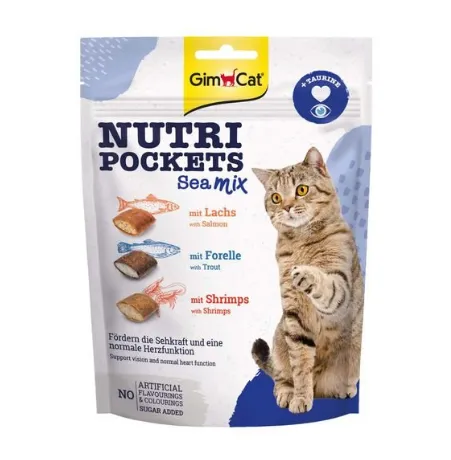 Nutri Pockets для котів Морський мікс 150г (G-419176/419268)