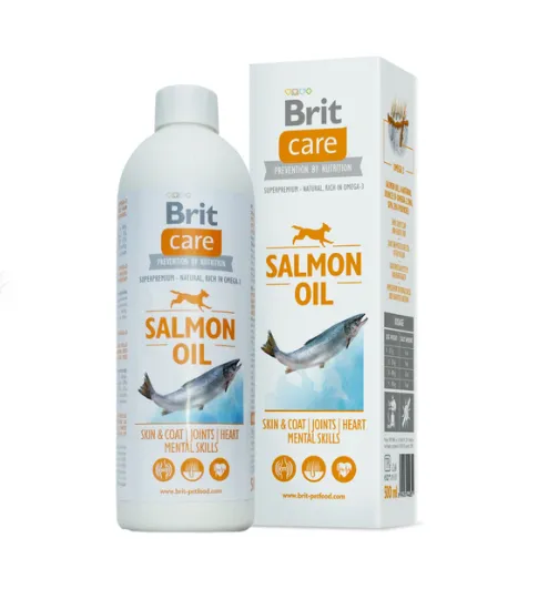 Brit Care Salmon Oil лососева олія для собак 10116 500мл