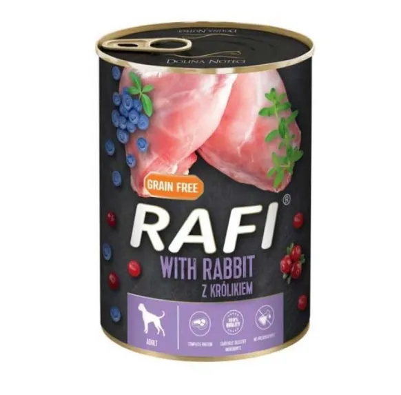 Rafi для собак консерва з кроликом 800г