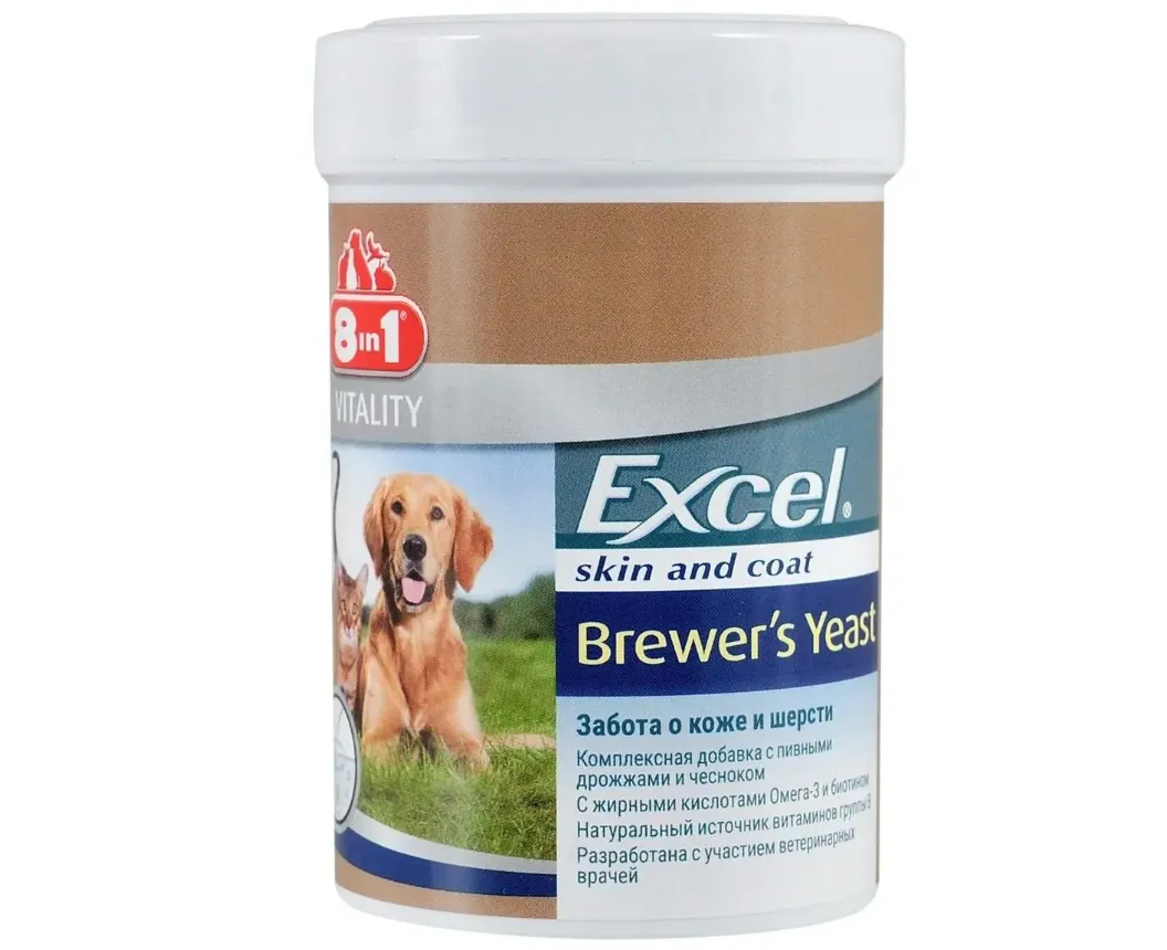 Excel Brewers Yeast піклування про шкіру та шесть 260таб. 120г