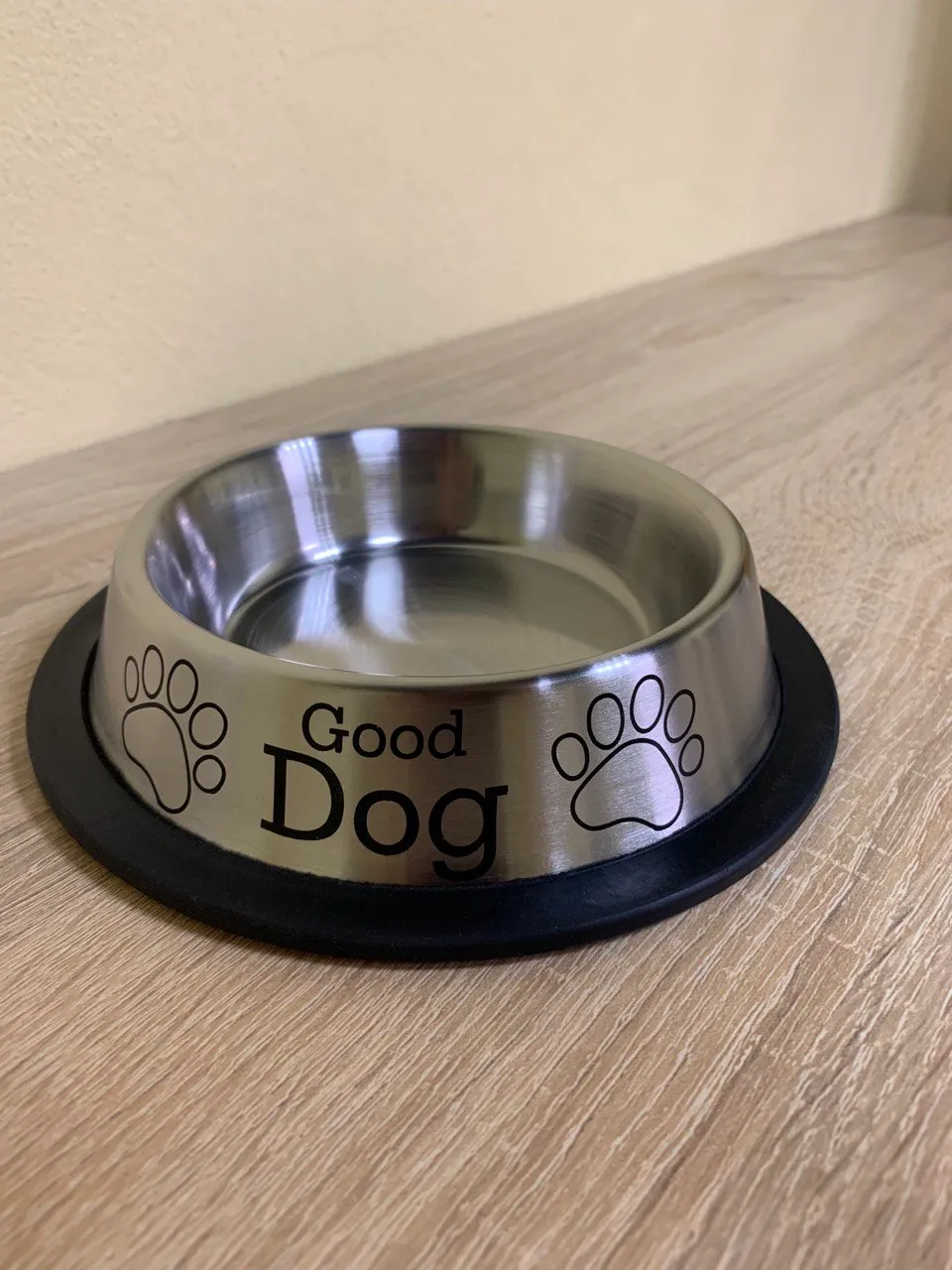 mm94 Миска металева Good dog на гумі 11см 0.20л
