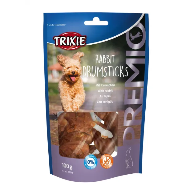 31546 Ласощі для собак Trixie Premio Rabbit Drumsticks кролик 100г