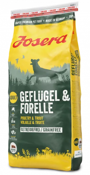 JOSERA Geflugel & Forelle (Гефлюгель енд Форелле) птиця/форель беззерновий 1кг