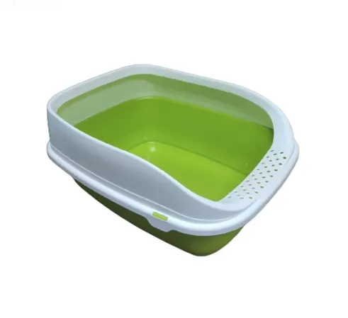 Туалет для котів з рамкою "BETA PLUS MAXI GREEN" 49*39*17