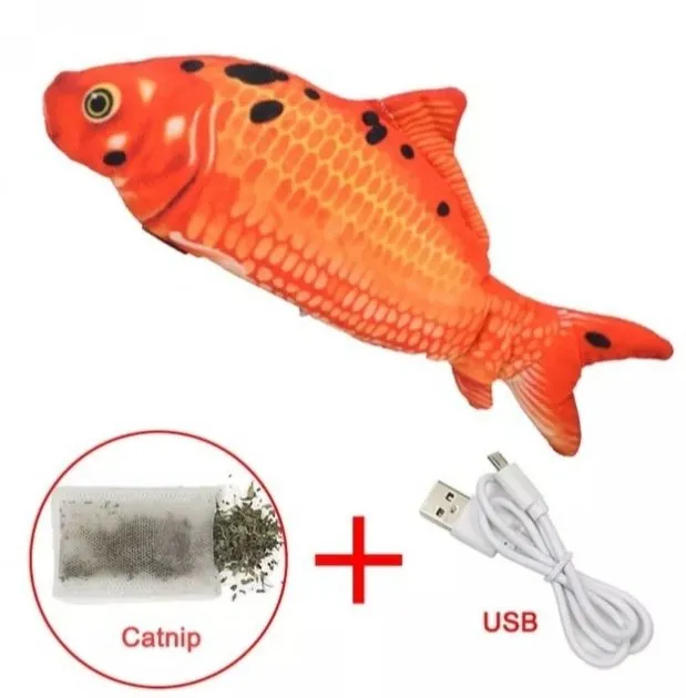 Іграшка для кота "Рибка" + USB зарядка 05318/05317