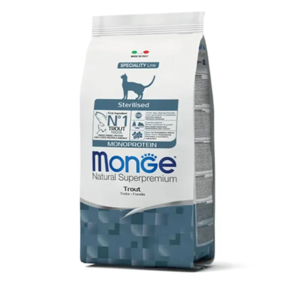 Monge CAT Monoprotein Sterilised з фореллю 1кг