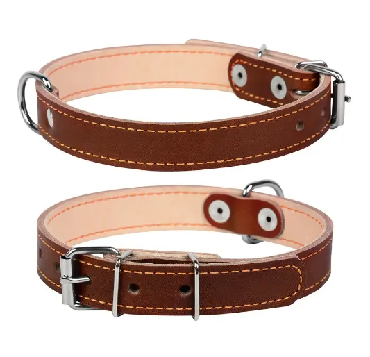 01416 Нашийник CoLLaR подвійний Ш 20мм Д 32-40см коричневий