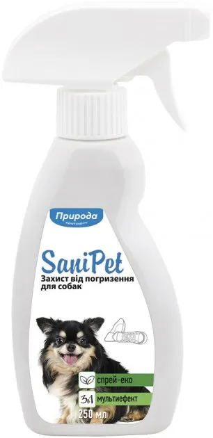 Спрей Захист від погризів д/собак SaniPet 250мл