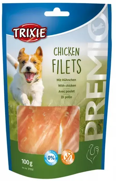 31532 Ласощі для собак Trixie Premio Chicken Filets філе куряче сушене 100г