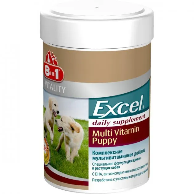 Excel Multi Vitamin Puppy для цуценят і підростаючих собак 100таб. 150г