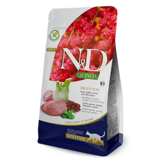 Farmina Cat N&D Digestion Quinoa Lamb&Fennel Adult з ягням, кіноа та фенхелем 1.5kg 35790