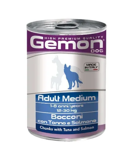 Корм для собак сер. порід GEMON Adult Tuna/Salmon (тунець/лосось) 415г
