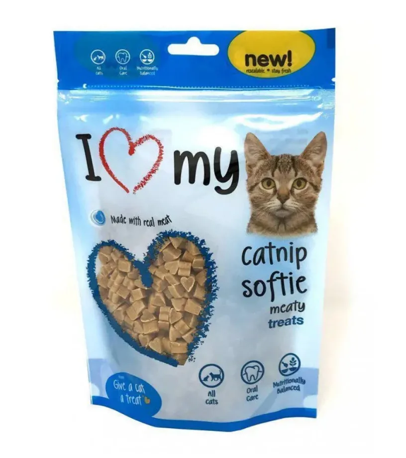 72638 М'ясні ласощі з котячою м'ятою I LOVE MY CAT 250г