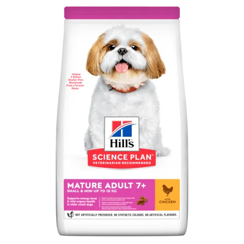 Hill's SP CAN MatureAdult7+ S&M Ch-Зрілий собака7+ зрілих собак малих і мініатюрних порід віком від 7 років з курка - 1,5кг