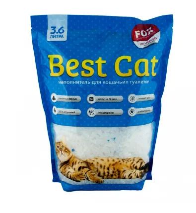 Best Cat FOX Силікагелевий гігієнічний наповнювач, 3.6 л