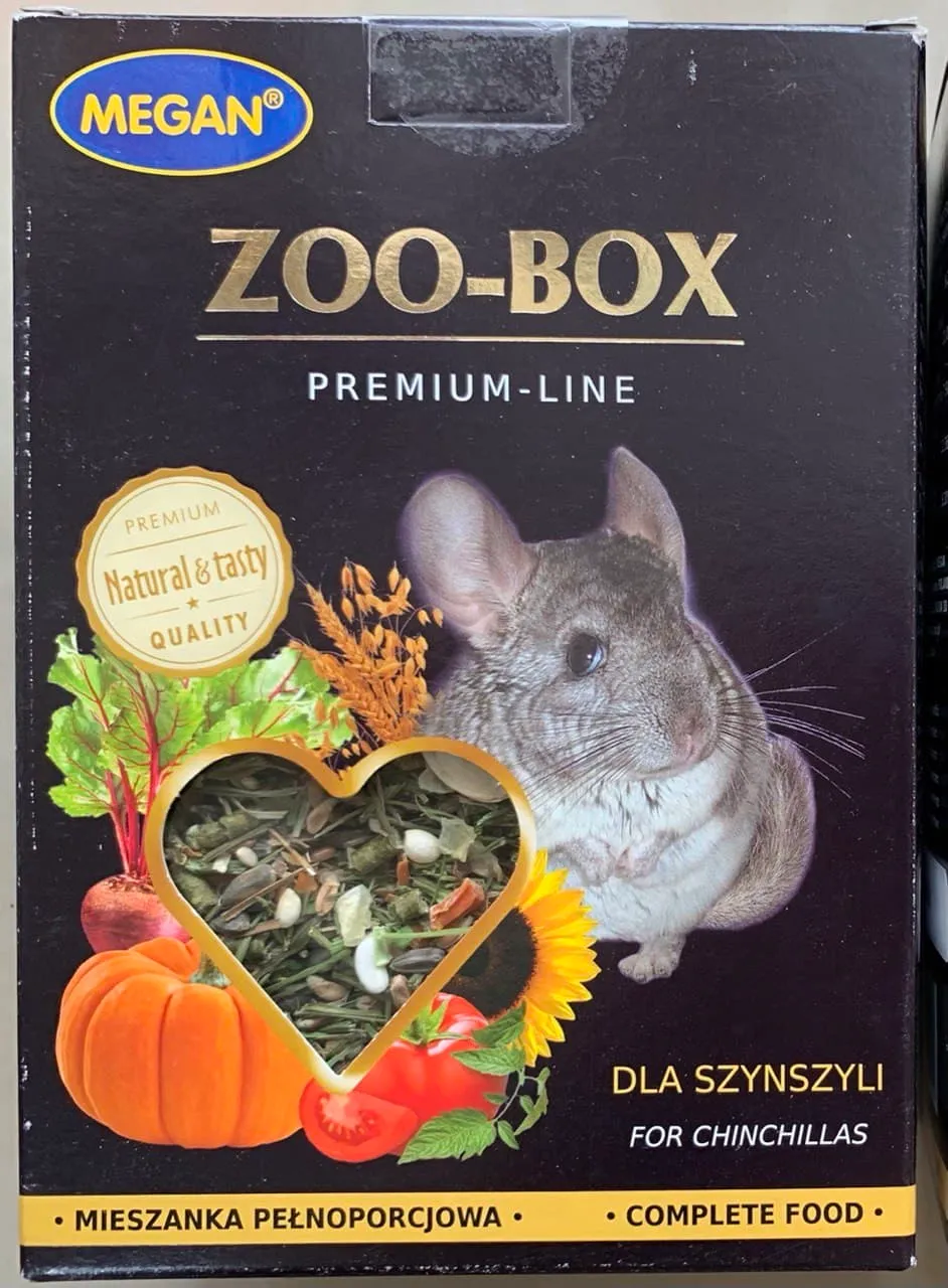 Корм Меган Zoo-Box шиншила 500гр  11519