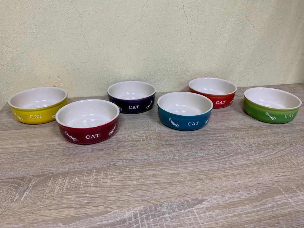 Н 82376 Миска керам. д/кота CAT Gradient 250мл в кольорах