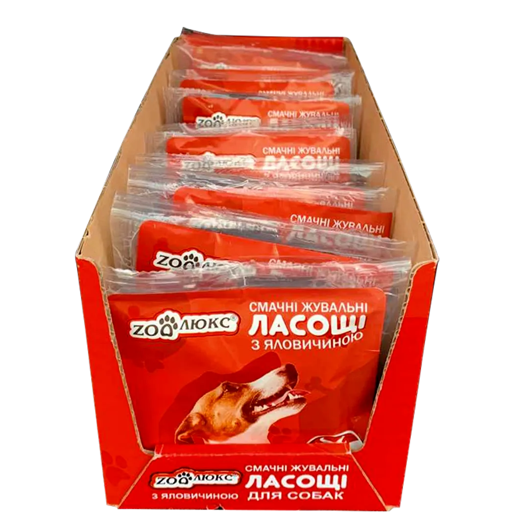 Ласощі для собак з яловичиною 180г