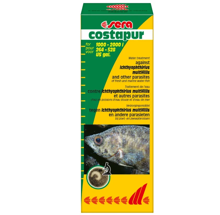 Sera costapur - боротьба зі шк. паразитами у прісн. та мор. риб на 2000л - 100мл 02140
