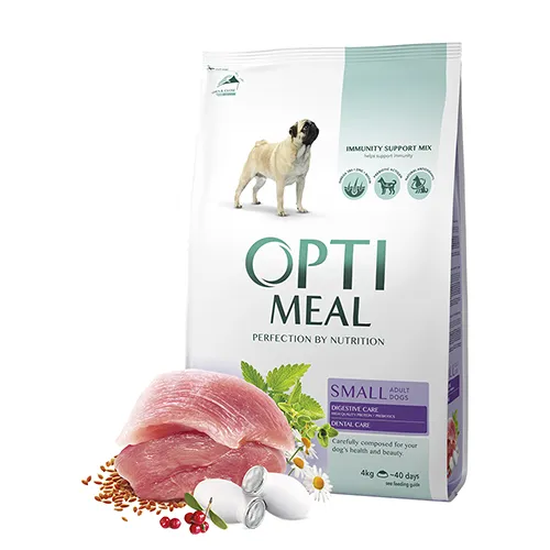 Optimeal для дорослих собак малих порід, 1 кг (мішок 4 кг)