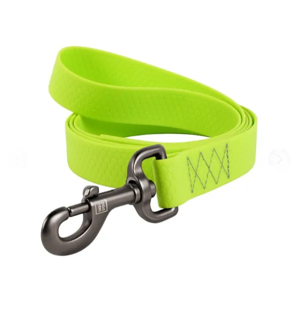 27365 Повідець WAUDOG Waterproof водостійкий L-XXL Ш 20мм Д 305см салатовий
