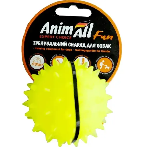 AnimAll Fun 127746 М'яч Каштан 5см жовтий