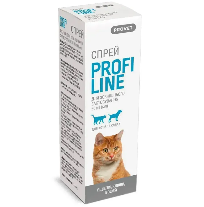Спрей Profi Line ProVET для котів і собак 30мл