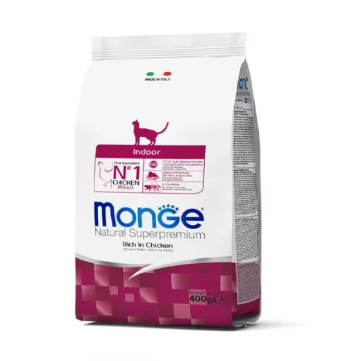 Корм для котів MONGE Cat Indoor курка 400г