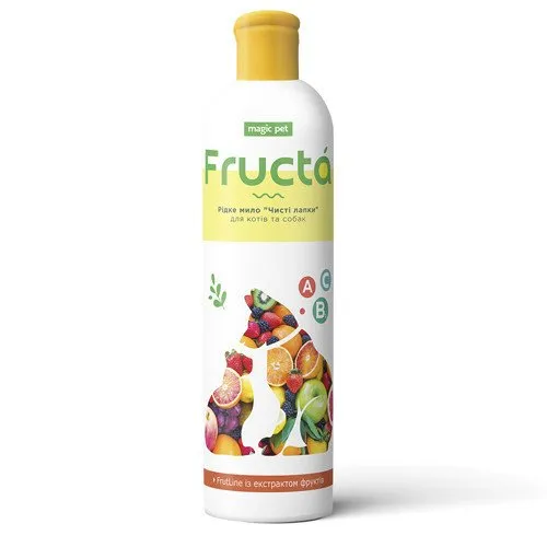 9008 Magic Pet Fruit Line Рідке мило "Чисті лапки" Тропікано для котів і собак, 220мл
