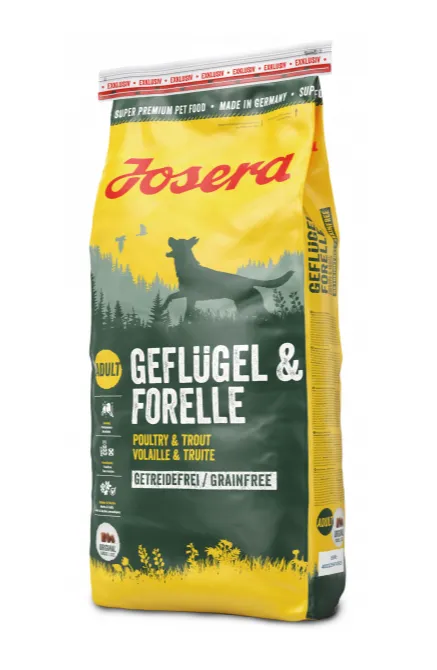 JOSERA Geflugel & Forelle (Гефлюгель енд Форелле) птиця/форель беззерновий 1кг