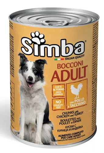Monge Simba Dog Wet курка/індичка 415г