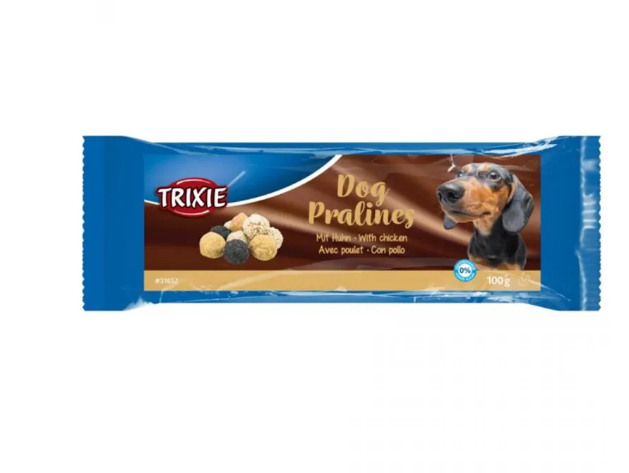 31652 Ласощі для собак Trixie Dog Pralines курка, сорти мілкого зерна 100г