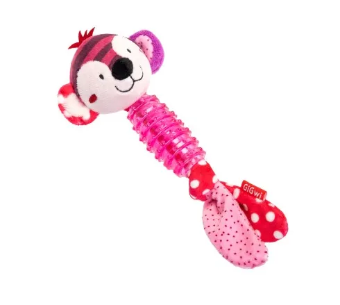 8009/2304 Іграшка для цуценят "Мавпочка" GiGwi Suppa Puppa Monkey Squeaker Inside S Plush TPR 20см