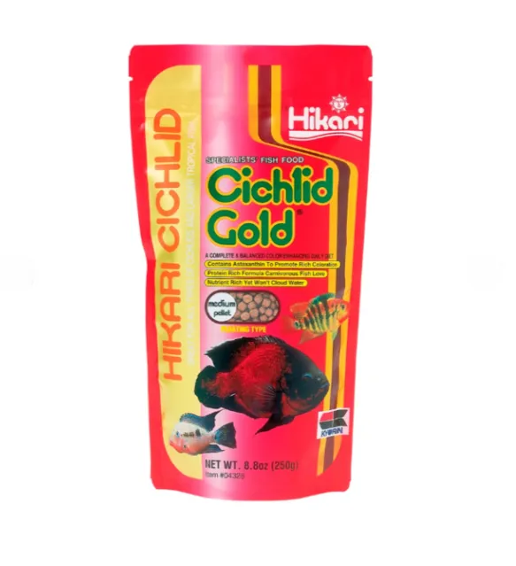 Hikari Cichlid Gold Medium Pellet 250g 04328