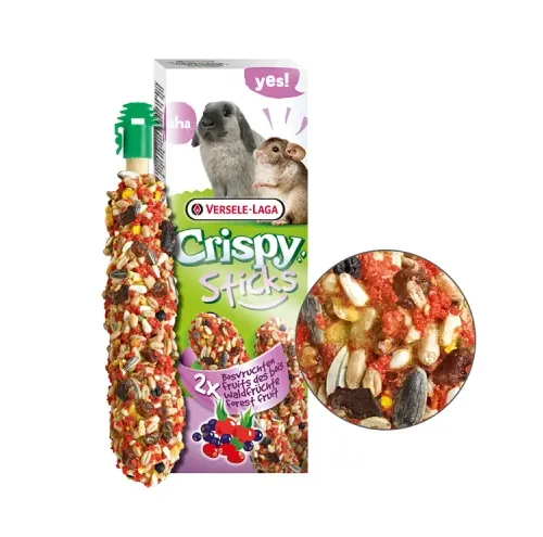 620625 VL Crispy Sticks Лісові фрукти (Forest Fruit) ласощі для шиншил та кроликів 2*55г