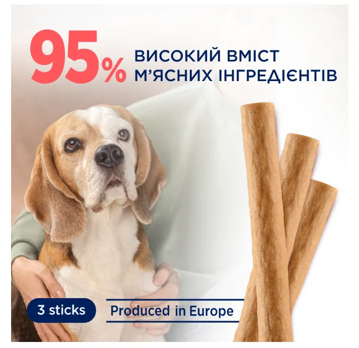К4Л М'ясна паличка  для середніх та великих порід з куркою 20г 1шт