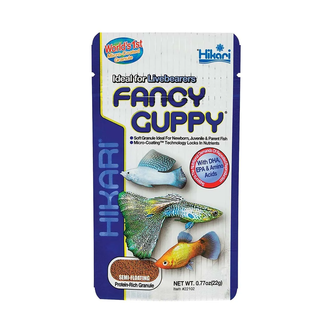 Hikari Tropical Fancy Guppy 22g 22102