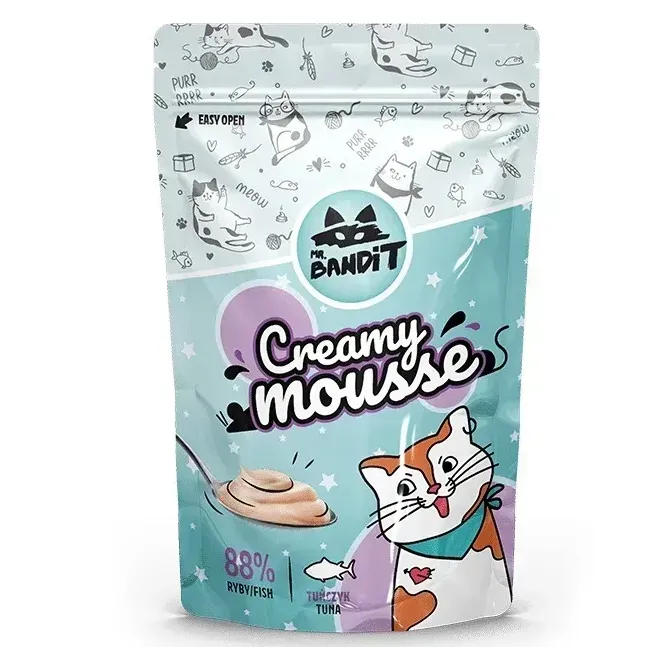 Mr. Bandit Вершковий мус тунець 6*10г 209695