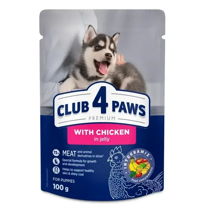 К4Л для цуценят з куркою в желе 0.1кг