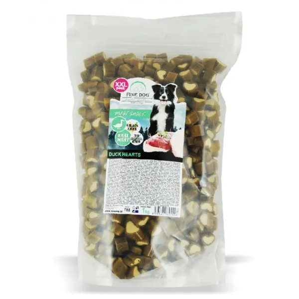 304448 FINE DOG FoN Сердечка з м'ясом качки (788) 1кг