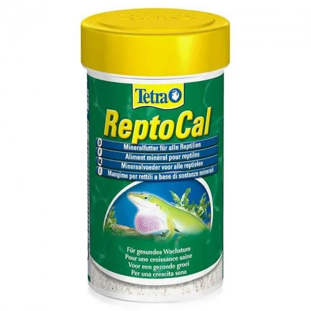 Tetra, 100ml, ReptoCal, порошок корм для рептилій 60 г 780255