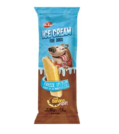 Морозиво для собак Dr Zoo Ice Cream зі смаком банана 50г
