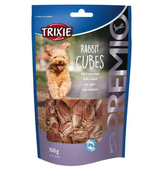31545 Ласощі для собак Trixie Premio Rabbit Cubes кролик 100г