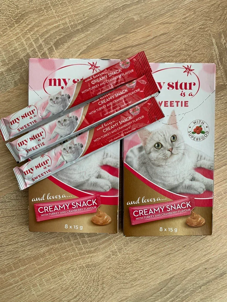 28019 Крем-паста індичка+журавлина 1*15гр (рожева) My star is a Sweetie