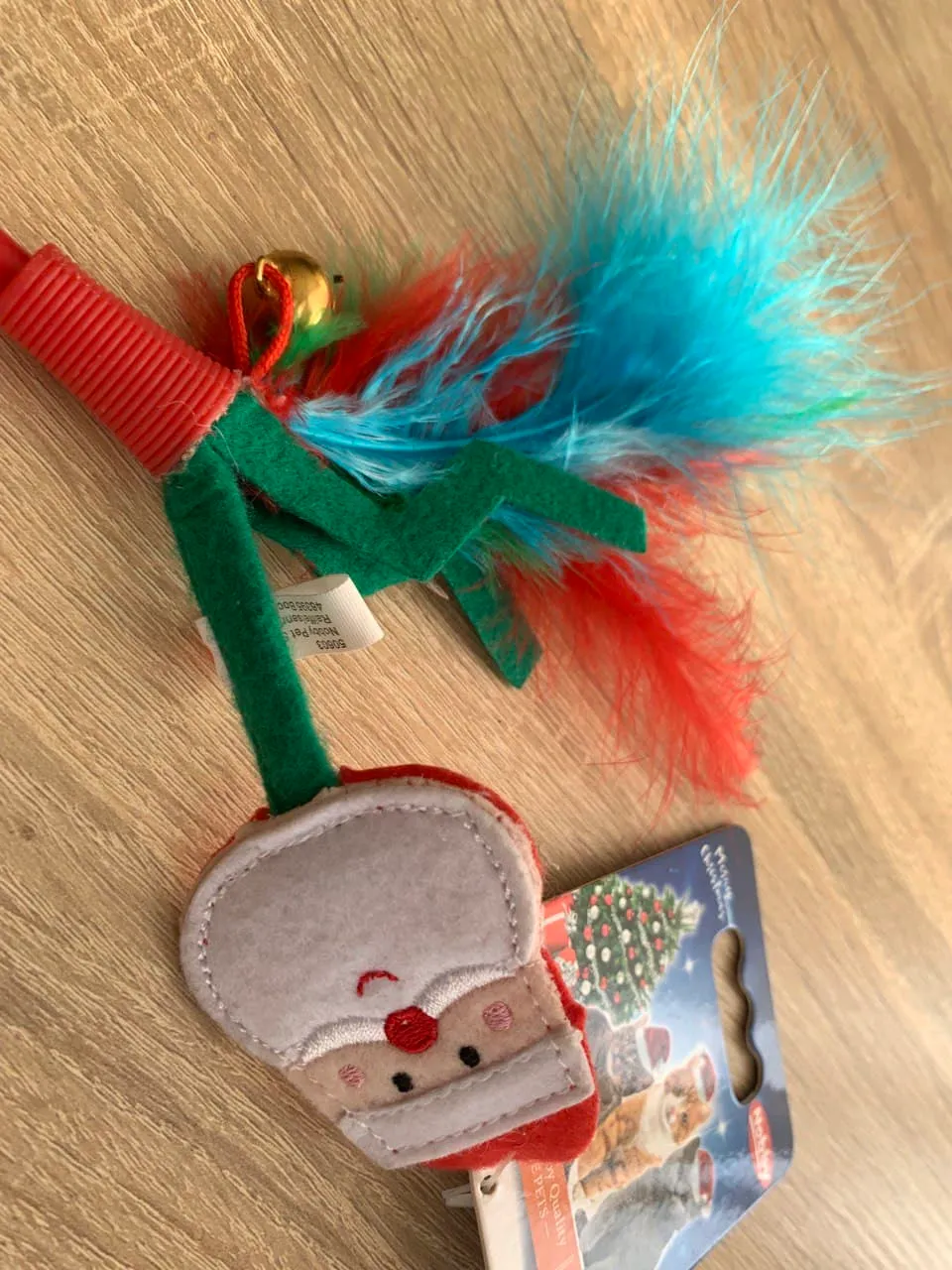Н 50603 Іграшка - вудочка Xmas " Санта" 50 см червона