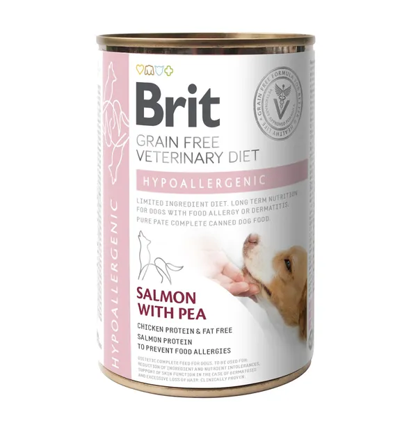 Brit VetDiets Dog Hypoallergenic лосось & горошок (гіпоалергена) 400g