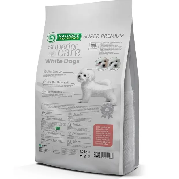45669 NP SC White Dogs Starter Grain Free All Breeds Salmon (для цуценят усіх порід, лосось) 1.5кг